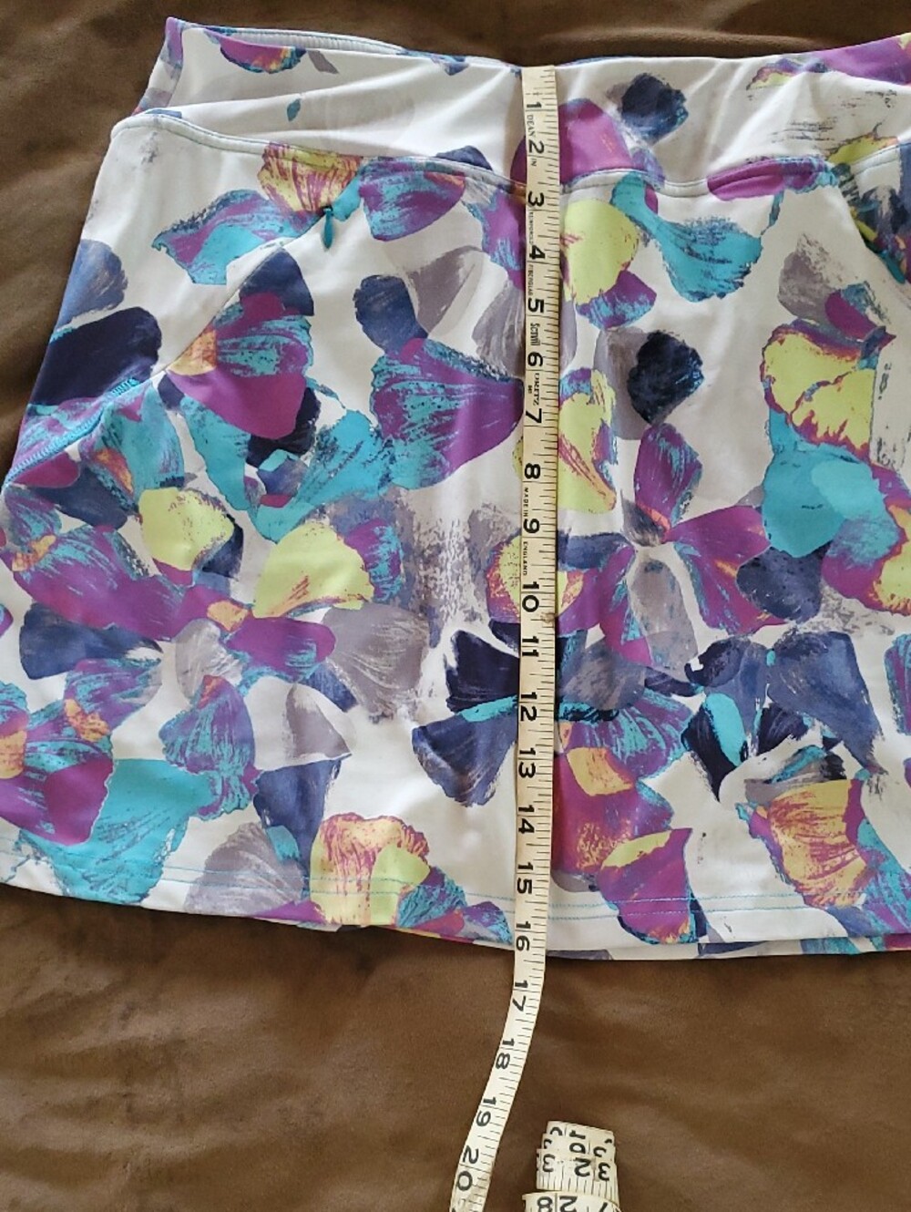 TITLE NINE Floral Diamalete Performance Skort - Picture 8 of 9